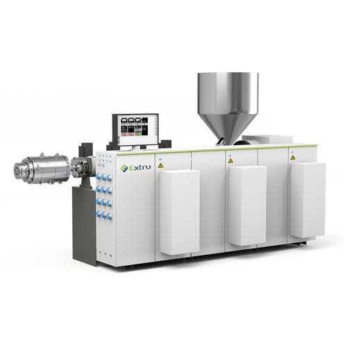 Одношнековый экструдер серии EXT-SJкомпактный высокопроизводительный с желобчатой подачей