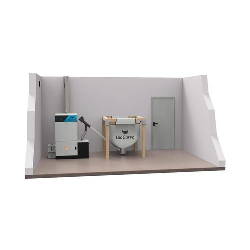 Силос для сыпучих материалов для пеллетткань