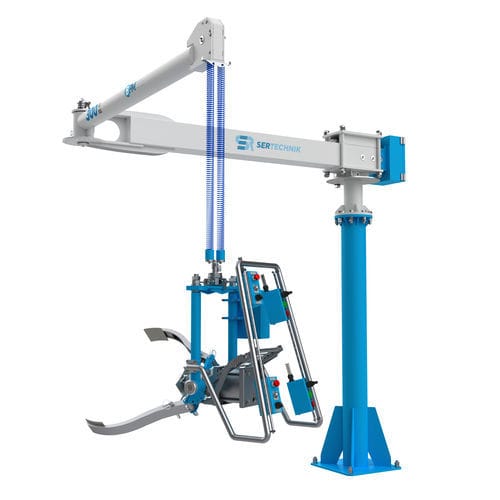 Пневматический манипулятор GENTLEс захватом для подъема и позиционирования