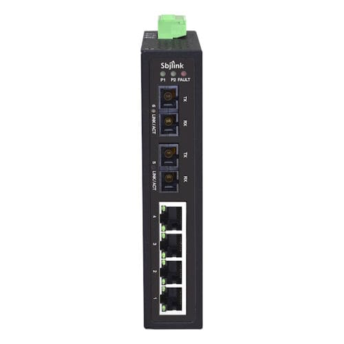 Неуправляемый коммутатор Ethernet серии RPT-10066 портов10/100BaseT(X)DIN-рейка