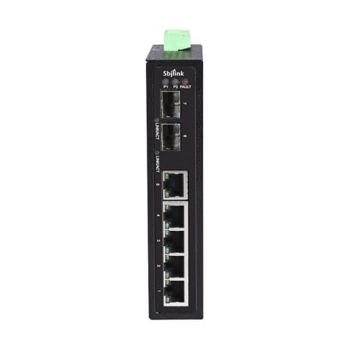 Неуправляемый коммутатор Ethernet RPT-1007G-2F-X4, 7 портов, гигабитный Ethernet, DIN-рейка