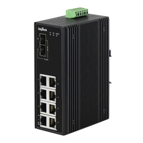Неуправляемый коммутатор Ethernet RPT-1010X-2F-X410 портыгигабитный EthernetDIN-рейка