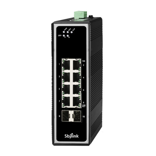 Неуправляемый Ethernet-коммутатор RPT-1010G-2F-IT-X310 портыгигабитный EthernetDIN-рейка