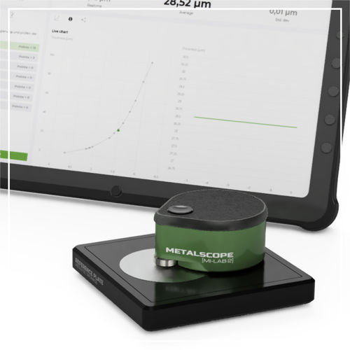 Толщиномер металлической фольги METALSCOPE [MI-LAB 2]портативный алюминиймедь