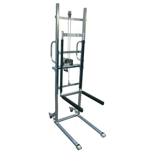 Manual stacker truck walk-behindfor the food industrywinch