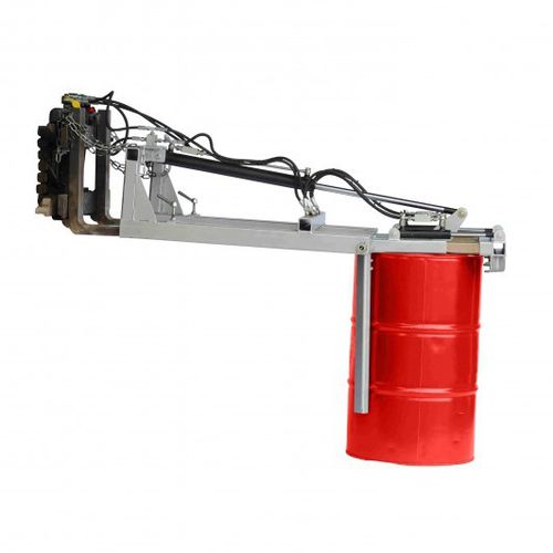 Hydraulic manipulator VIRFÛTwith gripping toolfor drumsfor forklift trucks