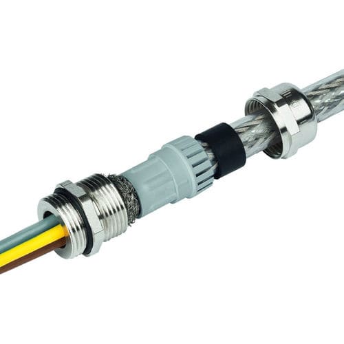 Кабельный ввод из никелированной латуни серии 50,6 M/EMVD, 50,6 M/EMVIP68метрический