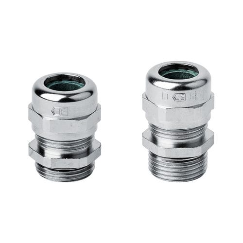 Кабельный ввод из никелированной латуни PERFECT 50.6xx серии MIP68IP69K с резьбой