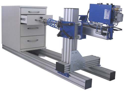 Многопараметрический испытательный стенд макс. 800 мм, 0,3 м/с, 1500 Н выдвижной ящикмеханический