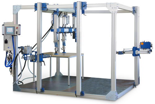 Многопараметрический испытательный стенд макс. стол 1000, 2500 Нпневматическийвертикальный