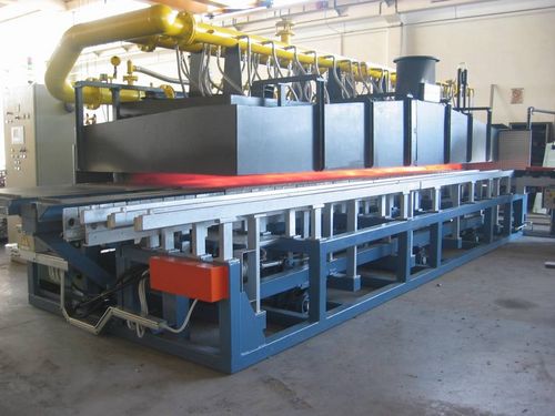 Печь термообработки туннельнаягазоваядля листовых рессор