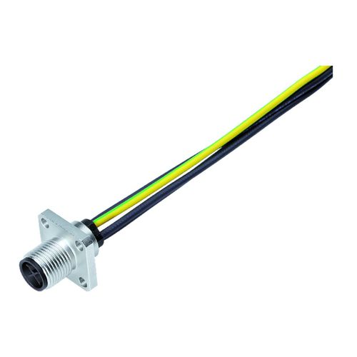 Разъем для передачи данных серии 814, источник питания, штекерM12