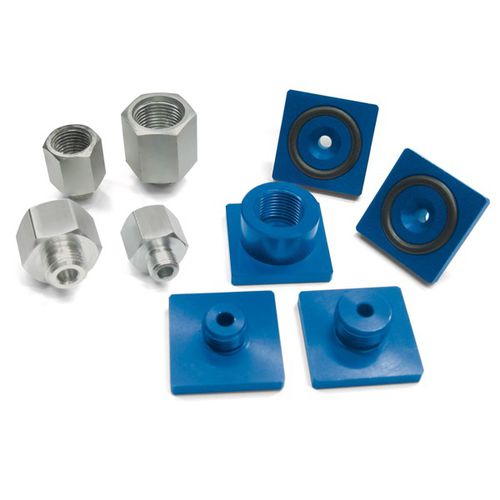 Metal assembly accessory AQ321/8 galvanized steelaluminumwith suction cup