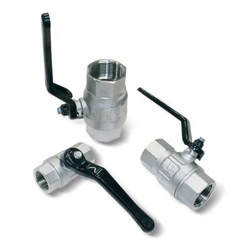 Кран шаровой серии 130х10ручной никелированная латуньвакуумный