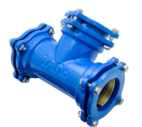 Гидравлический штуцер 125фланецЧугун