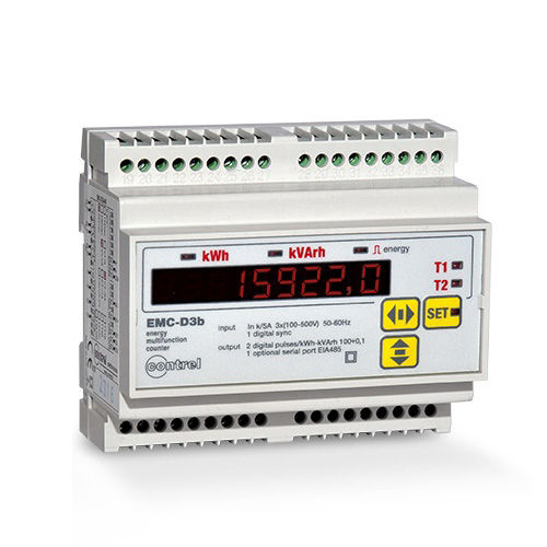 Счетчик электрической энергии трехфазный EMC-D3B цифровой на DIN-рейку