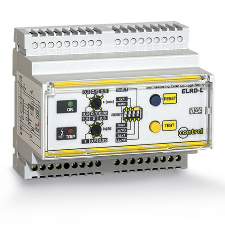 Реле защиты от утечки на землю ELRD-L DIN-рейка IECконфигурируемая