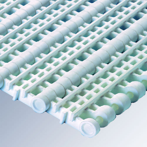 Ленточные конвейеры с плоской решеткой серии E50модульныеиз полипропиленапромышленные