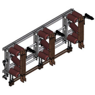 Medium-voltage disconnect switch FLa 15/97 38.5-6300-90outdoorshort-circuit