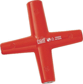 Ключ крестовый стальной 2029-10-13-14-17изолированный