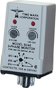 Реле контроля напряжения 85–450 В | Серия 246, асимметрия фазтрехфазныйдля электродвигателя