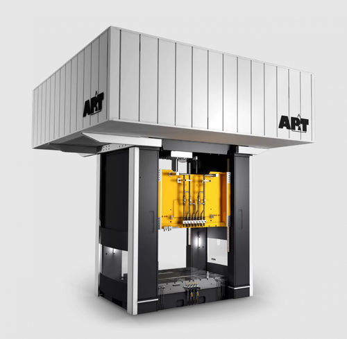 Servo-hydraulic press formingembossinghot