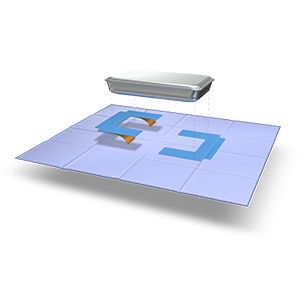 Двусторонняя клейкая лента TEC® SBF, армированная силиконовой бумагой