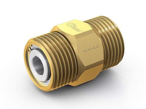 Шаровой обратный клапан WEH® TVR2 с резьбой для газа, латунь