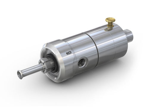 Пневматический фитинг WEH® TW117 с замком push-to-lock, нержавеющая сталь, для газовых баллонов