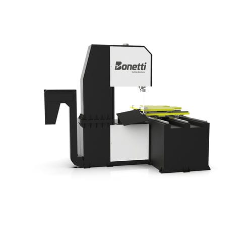 Отрез ленточной пилой по алюминию