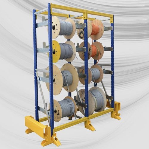 Стеллаж складской RF8-LMдля средней нагрузкикабельный барабанс полками