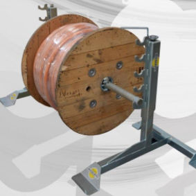 Подъемник кабельных барабанов СМ-12