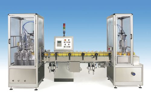 Наполнитель-укупорщик для парфюмерии LA3объемныйпоршневойповоротный