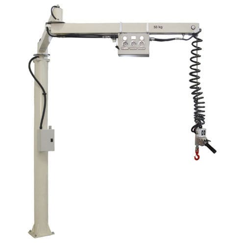 Pneumatic manipulator BFCS75 with hookhandlingpillar