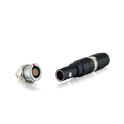 Разъем для передачи данных серии JBXPCBкруглый двухтактный