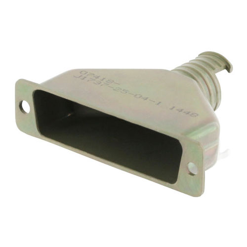 D-Sub connector housing rectangular