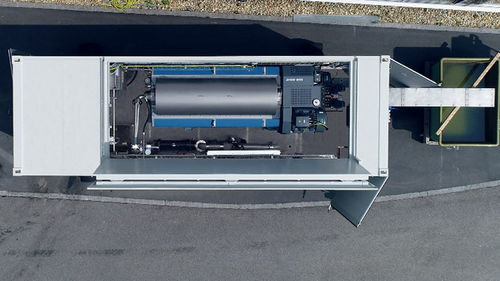 Система обезвоживания осадка