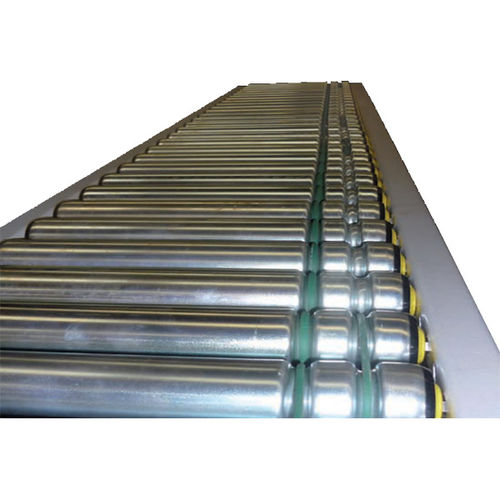 Конвейер роликовый горизонтальный с ременным приводом