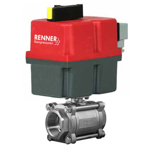 Кран шаровой серии RKEэлектроуправление для сжатого воздуха