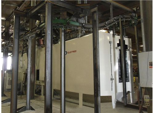 Ручная дробеструйная машина Monorail 24×72по металлу