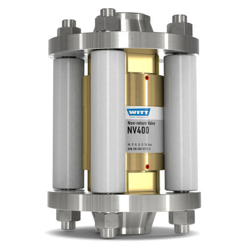 Gas non-return valve NV400 flangesafetystainless steel