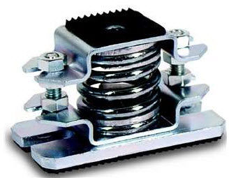 Квадратная антивибрационная опора AB_1/1P/AO/Fметаллическаядля компрессоровпружинный демпфер