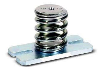 Цилиндрическая антивибрационная опора AB80металл для компрессоров, пружинный демпфер