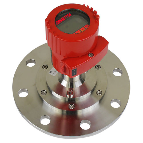 Радарный датчик уровня Бесконтактный радар 80 ГГц с резьбой NPT 1-1/2 дюйма для сыпучих материалов, нержавеющая сталь