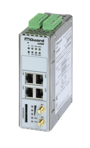 Промышленный межсетевой экран с функцией VPN mGuard rs2000 3G