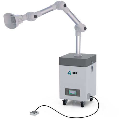 Mobile fume extractor BF 9 / 10 Set-Dindustrialactivated carbon filterwith extraction arm