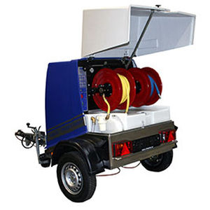 Hot water high-pressure cleaner TD216diesel enginetrailer-mountwith tank