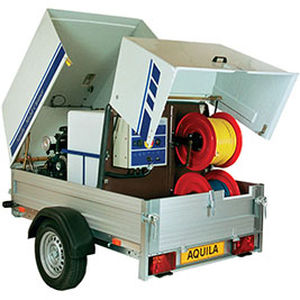 Hot water high-pressure cleaner TD216NSTsteamdiesel enginetrailer-mount