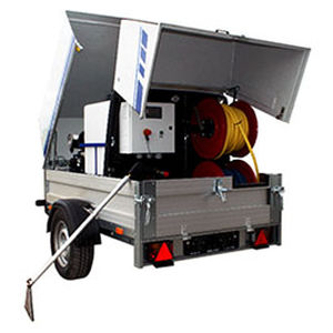 Hot water high-pressure cleaner TD237steamdiesel enginetrailer-mount