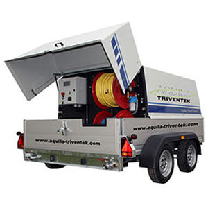 High-pressure cleaner with combustion engine TD303BIGtrailer-mountwith tank